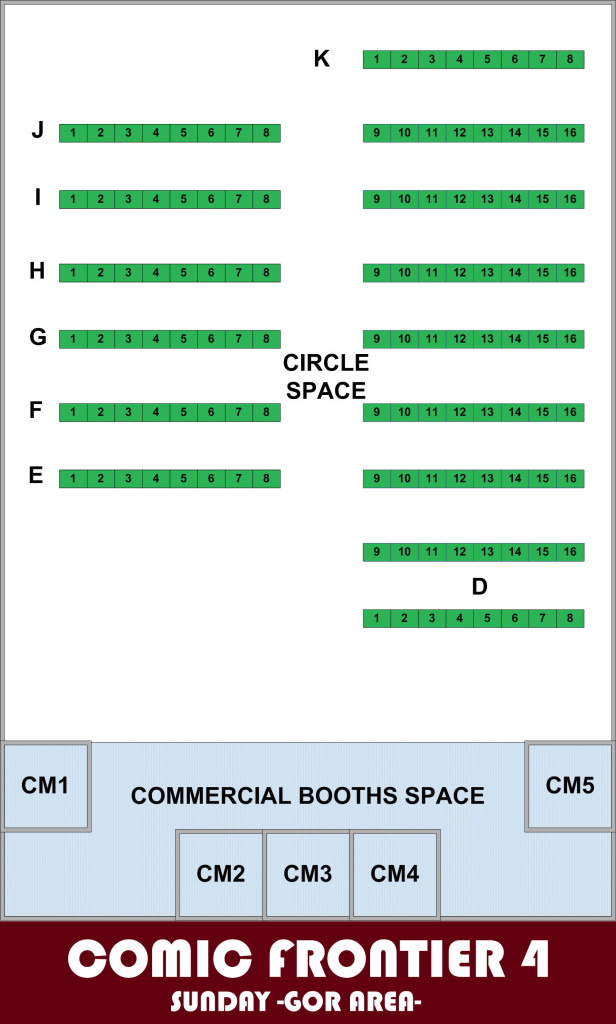 Floor Map GOR COMIFURO 4 7 September 2014